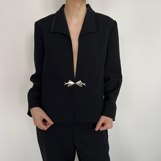 Black Outer with Pomfret Hook