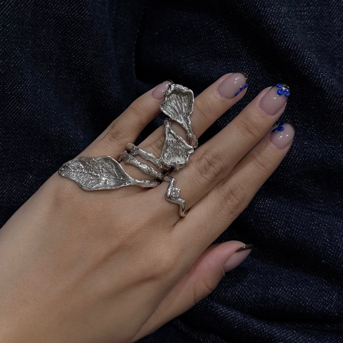 Wrapped Leaf Ring