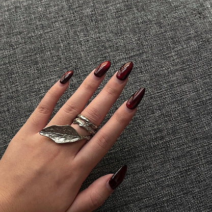 Wrapped Leaf Ring