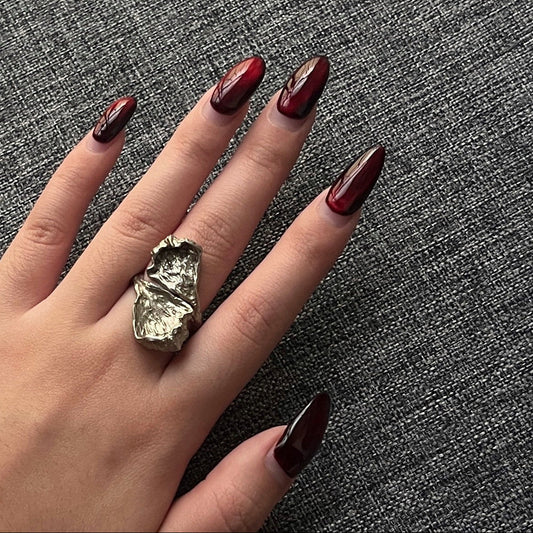 Double Leaf Ring