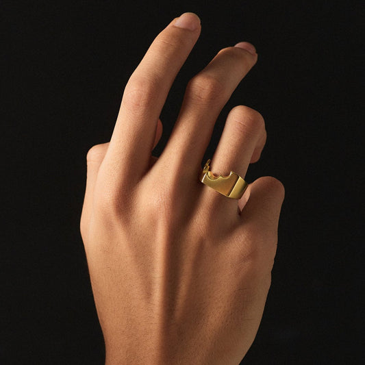 Bitten Signet Ring