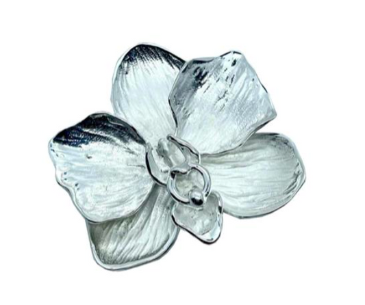Pierced Flower Brooch