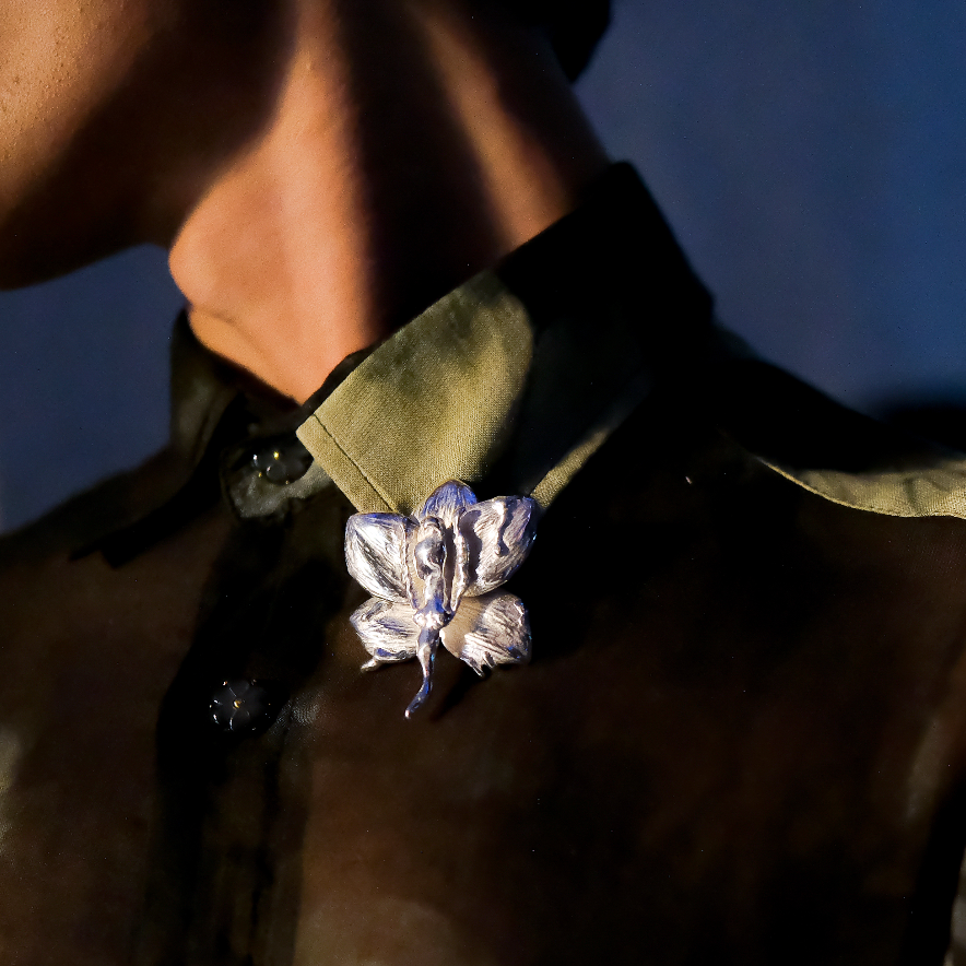 Drip Flower Brooch