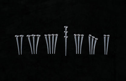 Punto Hair Pin Set - Silver